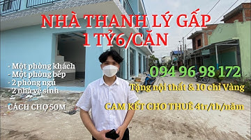 NHÀ ĐINH ĐỨC THIỆN| ngay chợ Cầu Tràm cách Bình Chánh 3km| đường trước nhà 8m| 1.577 Tỷ/căn | SHR