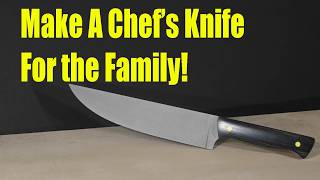 Chef's Knife on NITRO! - Make One For Your Family