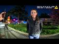 Drunk Girl Falls Asleep in Car & Gets Her Window SMASHED | Police Bodycam