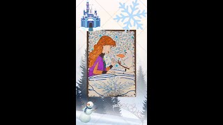 Hello today we are going to paint Princess Anna from the movie Frozen ❄️👑☃️#painting #art