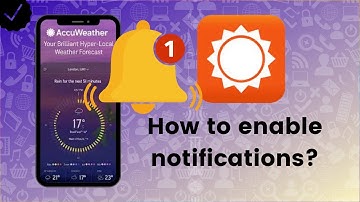 How to enable the persistent notifications on AccuWeather?