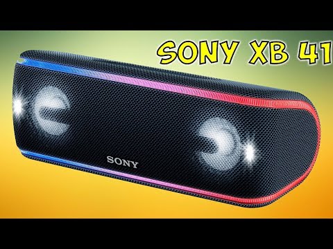 Video: Kannettavat Sonyn Kaiuttimet: Langattomat SRS-XB41-kaiuttimet, Joissa On Kevyttä Musiikkia, Ja Muut Kannettavat Kaiuttimet