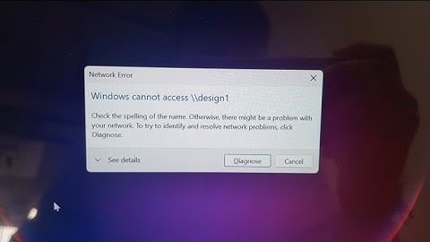 Windows cannot access user || windows 11 network error solved