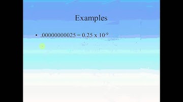 Scientific and Engineering Notation Tutorial RDG Georgian College