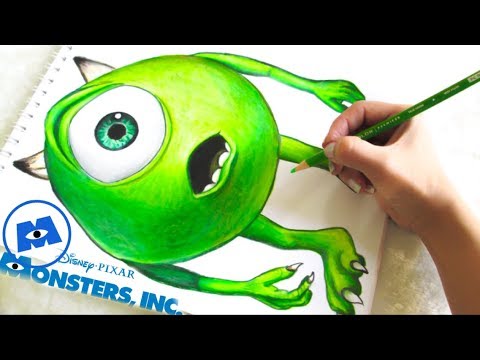 DIBUJANDO PERSONAJES DE (DISNEY PIXAR)♡MIKE WAZOWSKI DRAWING - thptnganamst.edu.vn