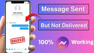 Facebook Messenger Message sent but not Delivered //Message Sent but not Delivered on Messenger/2024