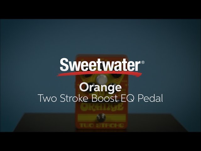 Педаль эффектов Orange Two Stroke Boost EQ Pedal