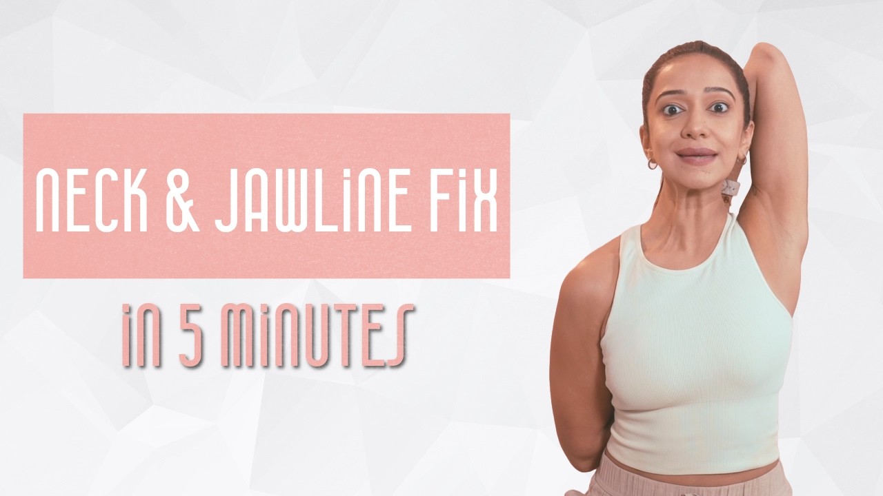 Follow Along! 🪄 5 Minute Face Yoga Routine for Defined Jawline ...