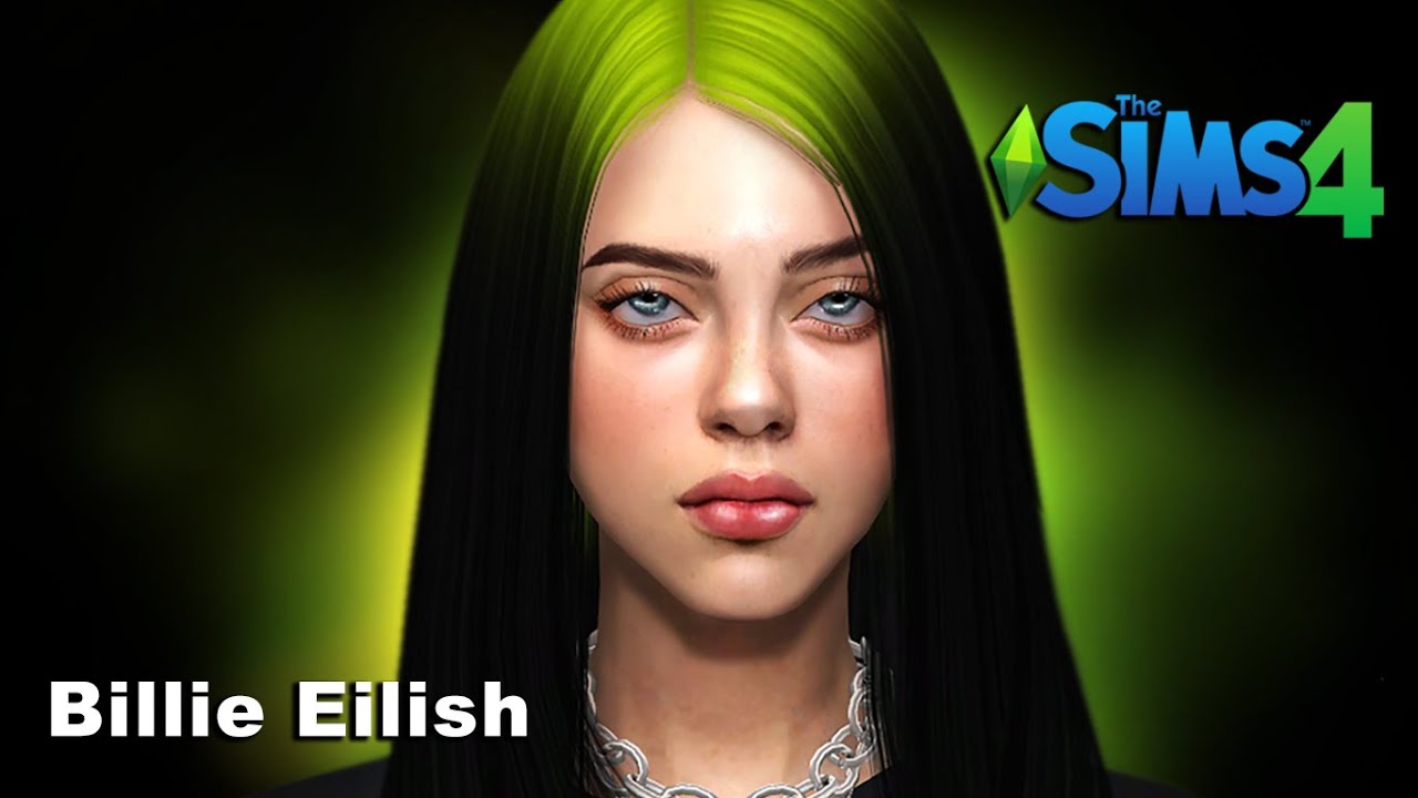 💚 Billie Eilish 🖤 Create A Sim Download Links The Sims 4 Youtube
