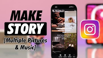 How To Create Instagram Story with Multiple Photos and Music! [Make]