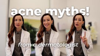 MAJOR ACNE MYTHS that you might be believing! | Dr. Simona Bartos