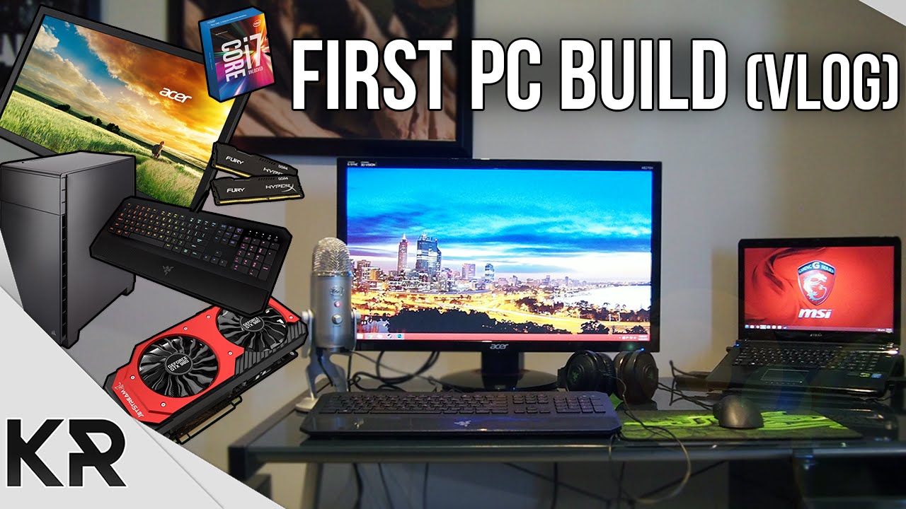 Building My First PC - Vlog #1 - YouTube