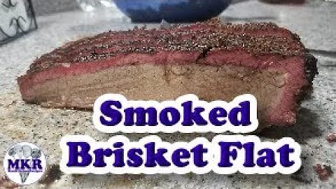 Smoked Brisket Flat On A Pit Boss Pro Series 1100 Pellet Smoker | Man Kitchen Recipes