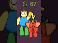 Noob got rich from the Strawberry Elephant… wait for the ending 😱💀#roblox #noob #stealabrainrot