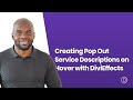 Creating Pop Out Service Descriptions on Hover with Divi