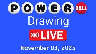 Powerball live Drawing results form Monday November 03 2025 | Powerball Drawing Live