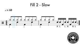 6BASIC DRUM FILL IN #6 SLOW 5MINS