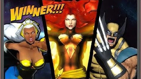 ULTIMATE MARVEL VS. CAPCOM 3 Storm Wolverine Phoenix Arcade Mode