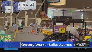 Grocery Store Workers Avert Strike, Come To Tentative Agreement