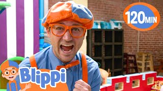 Great Exercise at Amy's Playground | @Blippi - Educational Videos for Kids | 🔤 Moonbug Literacy 🔤