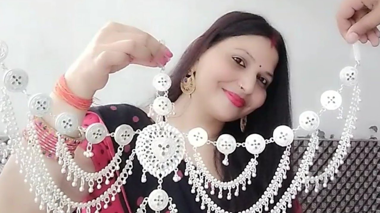 My beautiful kamarband || चांदी का बिछुवा || कमरबंद पहनने का तरीका || waist  jewellery || #kamarband - YouTube
