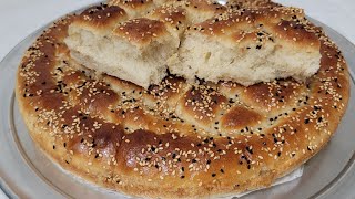 طريقة تحضير خبز المشطاح او خبز رمضان او الخبز التركي Best Vegan Mushtah, Turkish Bread Recipe