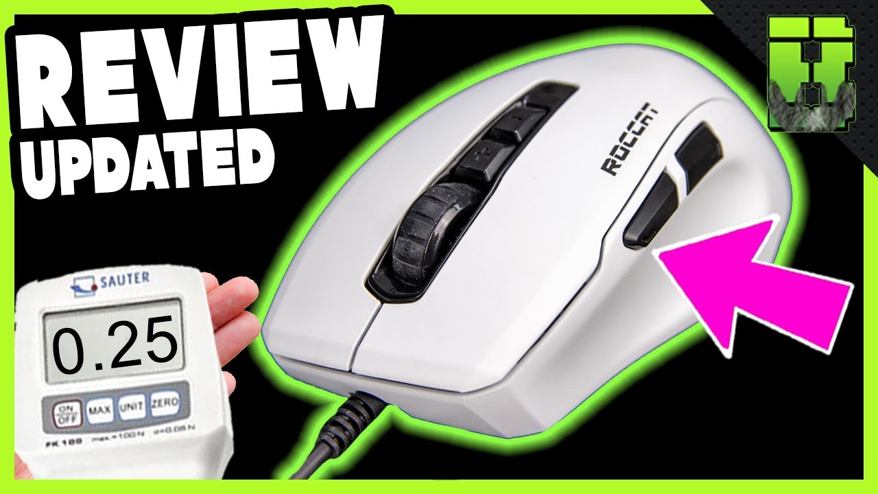 Roccat Kone Pure Ultra Review Lightweight Gaming Mouse 19 Youtube