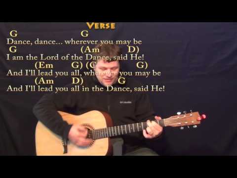 Lord of the Dance - Strum Guitar Cover Lesson in G with Chords/Lyrics