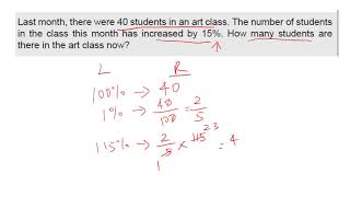 P6 Percentage Increase & Decrease