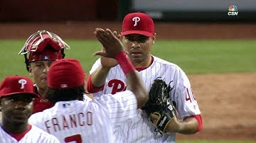 CHC@PHI: Gomez induces a grounder to notch the save