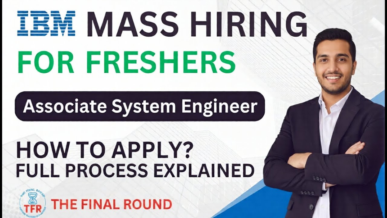 IBM Biggest Mass Hiring for Freshers | Associate System Engineer | How ...
