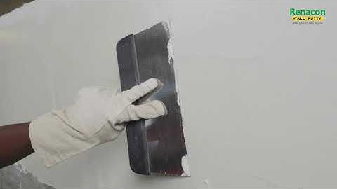 Renacon Wallputty - Protects the Painted Surface from Flaking and Crack Formation