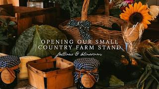 Farm Stand Opening Day | Harvesting Flowers, Baking & Slow Living on Our Homestead