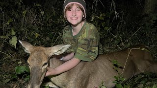 Youth Deer Hunt with Killer Instinct Swat X1 and Rage Broadhead - BREAKS BOTH BLADES on a whitetail
