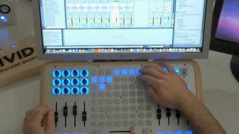 Livid Ohm64 and Ableton Live: wideshot