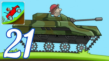 Hill Climb Racing - Gameplay Walkthrough Part 21 - Tank (iOS, Android) Racing Game