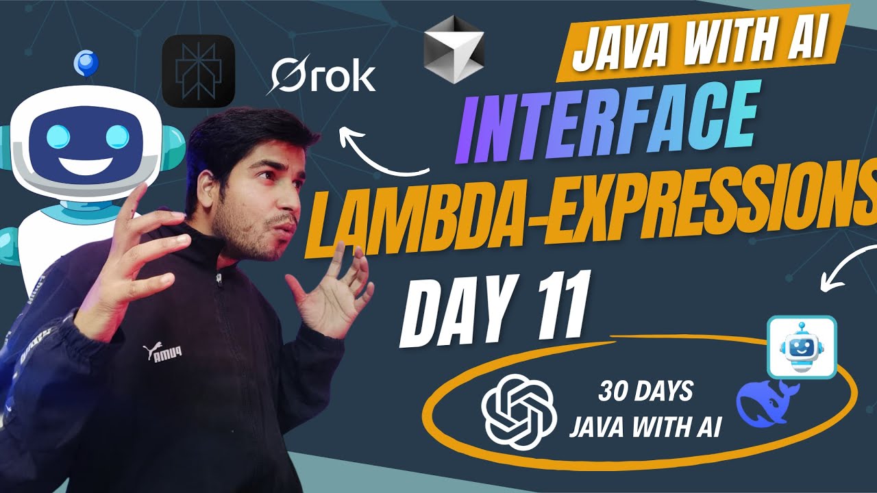 Day 11 || Java Lambda Expressions & Interfaces Explained | Complete Tutorial for Beginner 