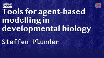 Tools for agent-based modelling in developmental biology | Plunder | JuliaCon 2024