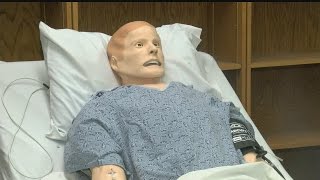 Life-size mannequin to help Trumbull Memorial in training