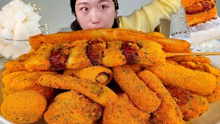ASMR 뿌링클 왕창 먹고싶어서 다시켰어요ㅋㅋㅋ 뿌링클특집 리얼먹방 :) chicken MUKBANG