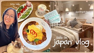 japan vlog ᡣ apartment tour, kirby cafe, shinkansen to nagoya + cats | ep.6