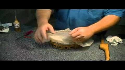 Changing a Calf Skin Banjo Head