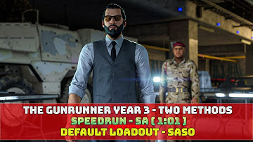 HITMAN 3 The Gunrunner Year 3 Two Methods Default Loadout + Speedrun (1:01) Elusive Target