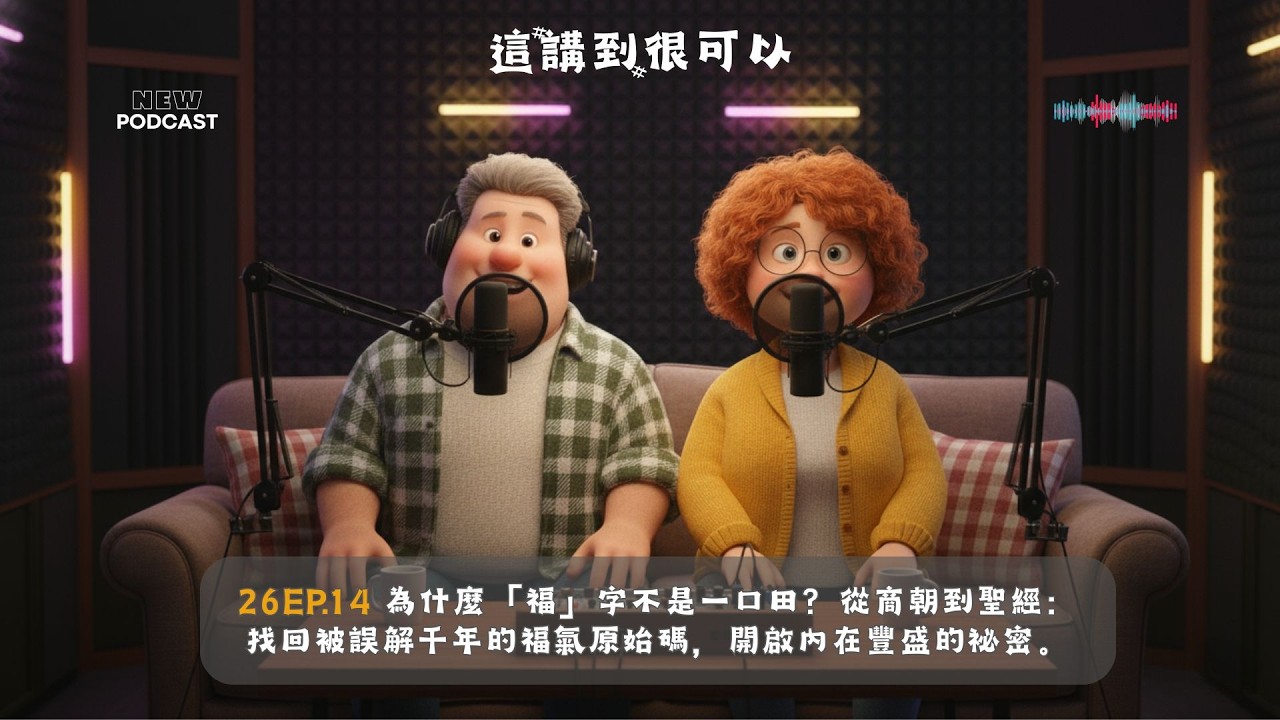 26EP.14 為什麼「福」字不是一口田？從商朝到聖經：找回被誤解千年的福氣原始碼，開啟內在豐盛的祕密。