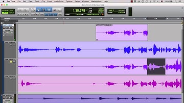 Playlists and Comping in Pro Tools