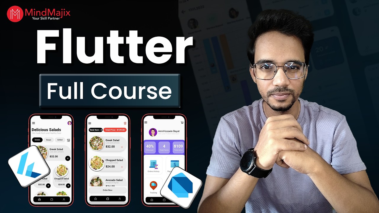 Flutter Full Course 2026 | Free Flutter App Development Course | Dart & Flutter Training | MindMajix