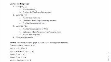 4.4.1: Curve Sketching 1