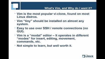Linux Training: Getting to Know Vim (Excerpt)