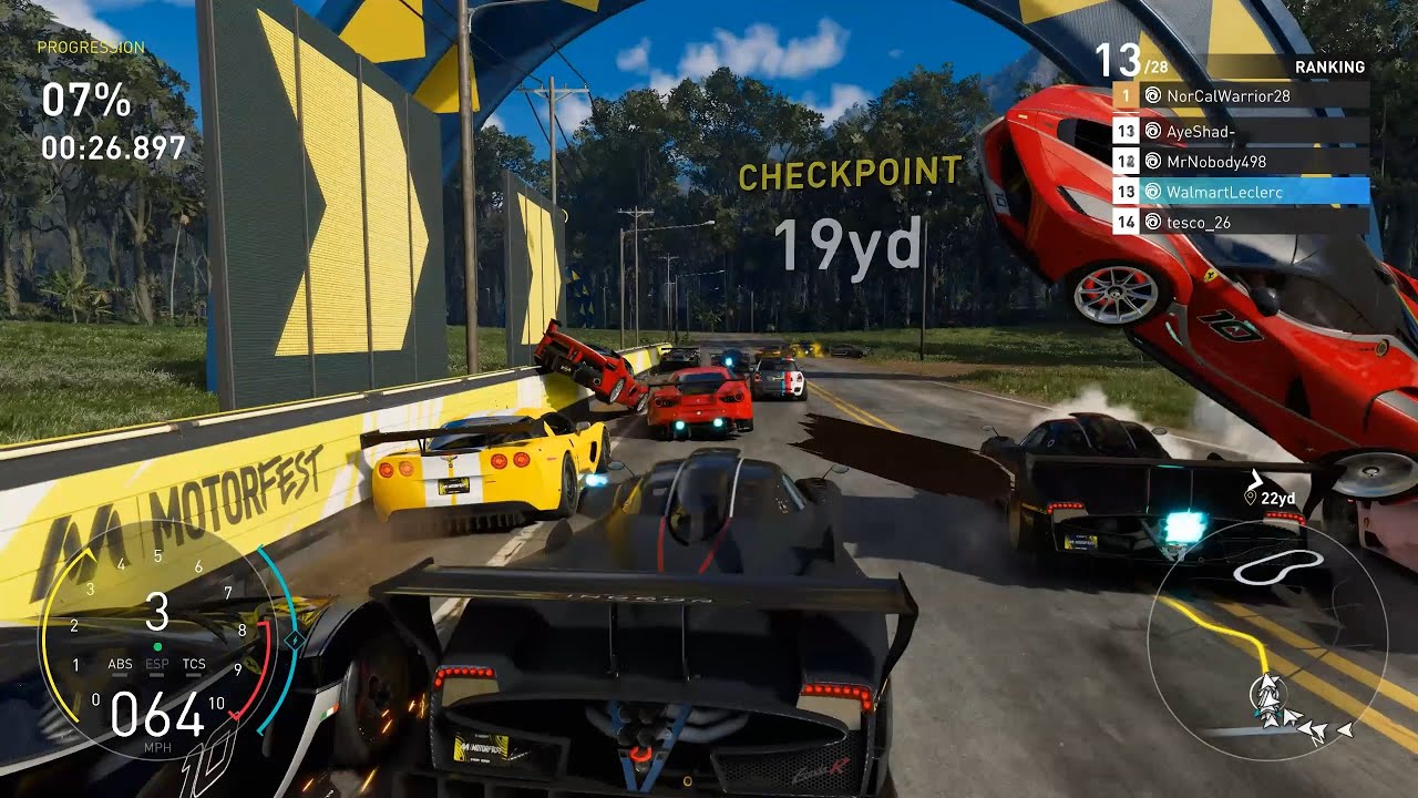 The Crew Motorfest - 60 Mins Of Chaotic Grand Race PvP Gameplay