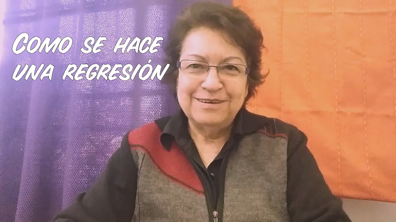 Como se hace una regresión